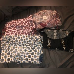4 XXL woman’s Tunics. Plus size woman’s tops